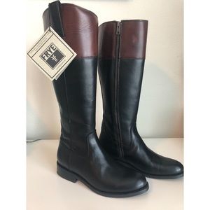 FRYE Jayden Button Tall Riding Boots (NWT)